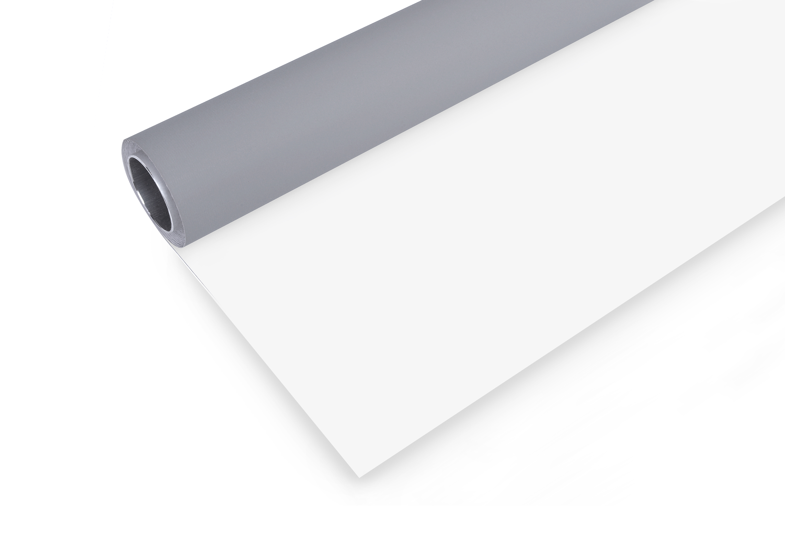 BRESSER Rollo de fondo de vinilo 2,00 x 4m Gris/Blanco