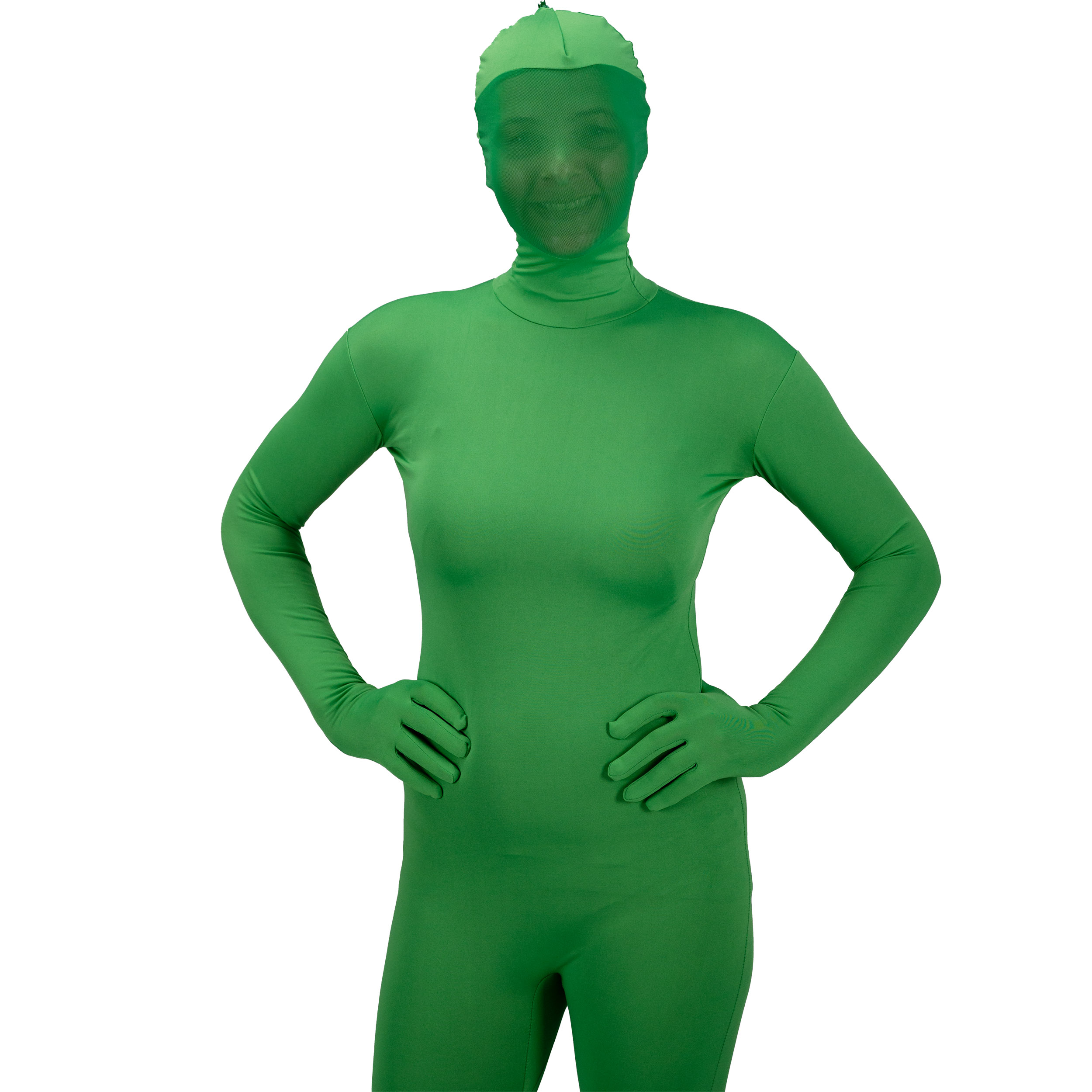 BRESSER Traje de cuerpo completo verde croma XXL