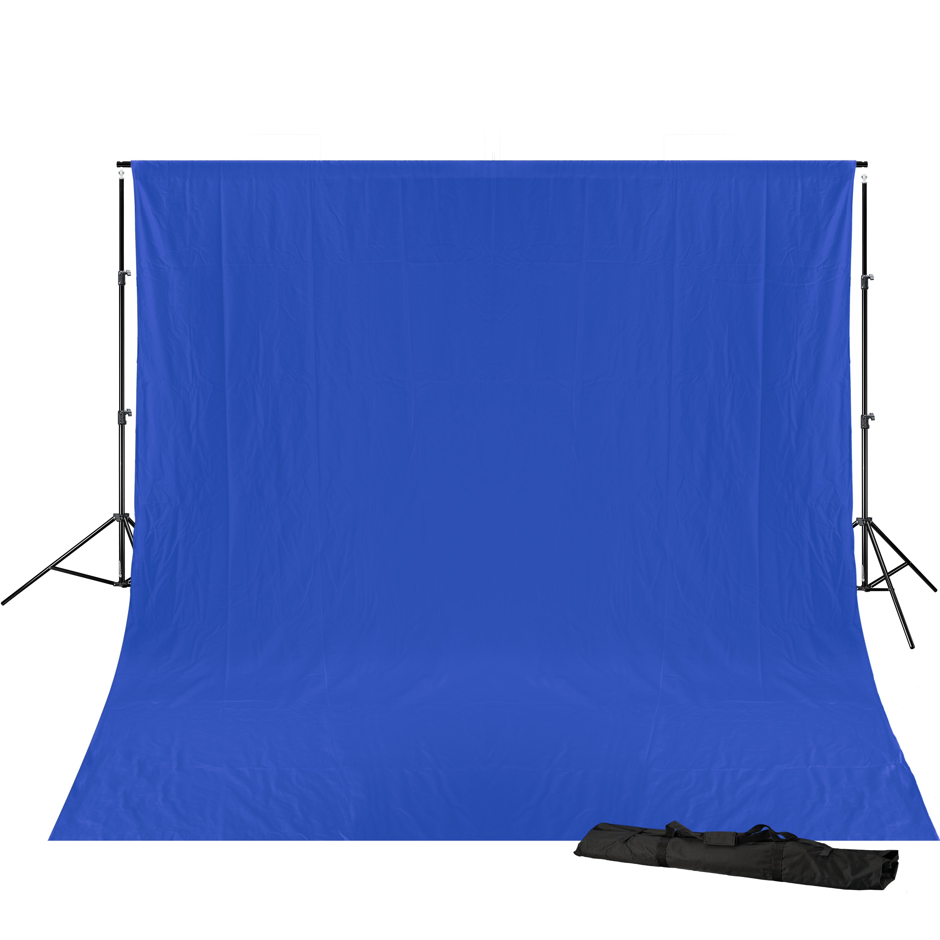 BRESSER BR-D23 Sistema de Fondo + Tela de Fondo 3 x 6m Chromakey Azul