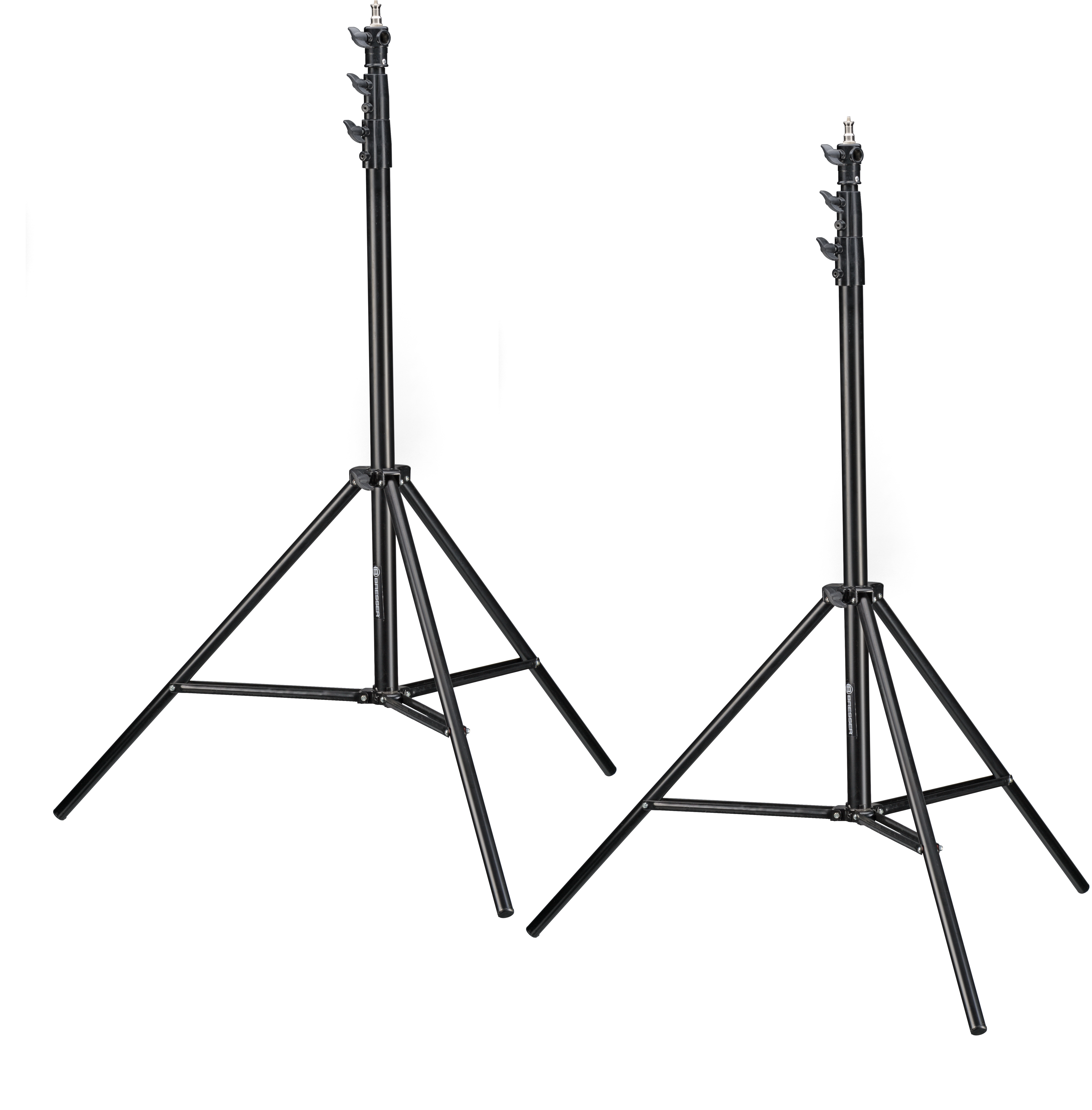 BRESSER BR-D24 Soporte de Fondo + Telón de Fondo de 2,5 x 3m Negro