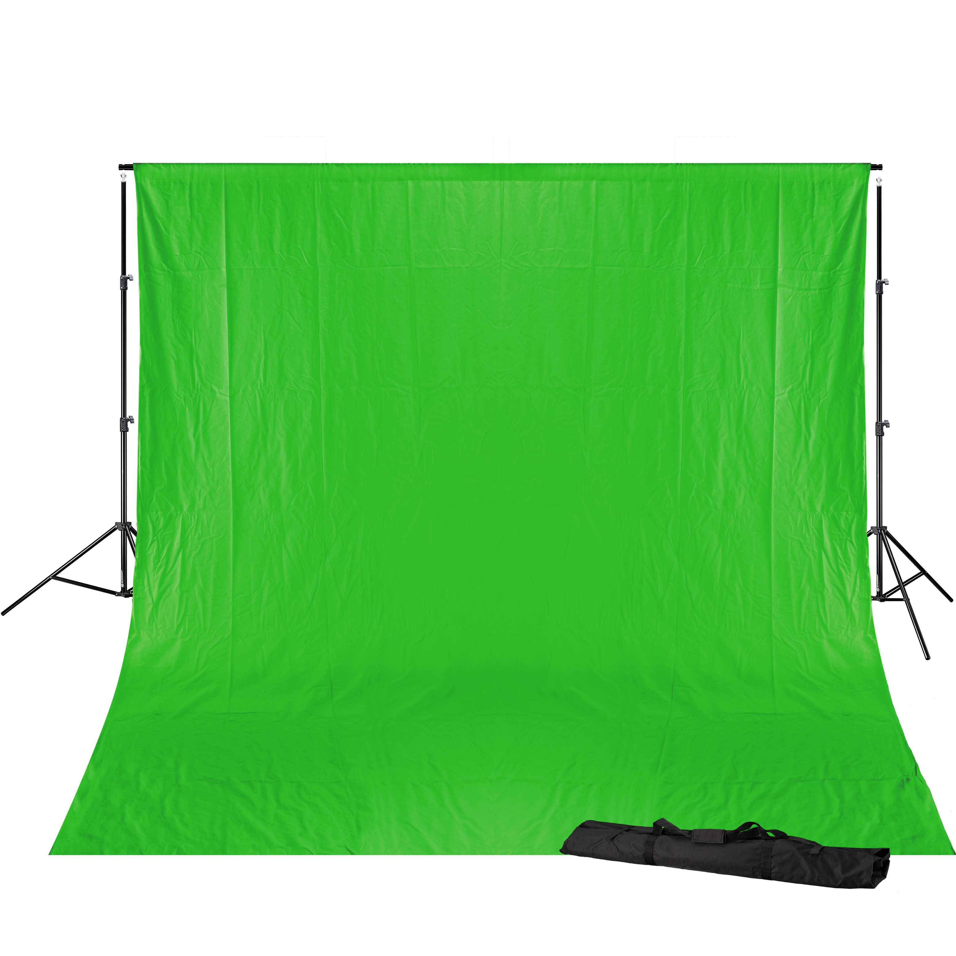 BRESSER BR-D23 Sistema de Fondo + Tela de Fondo 3 x 4m Chromakey Verde