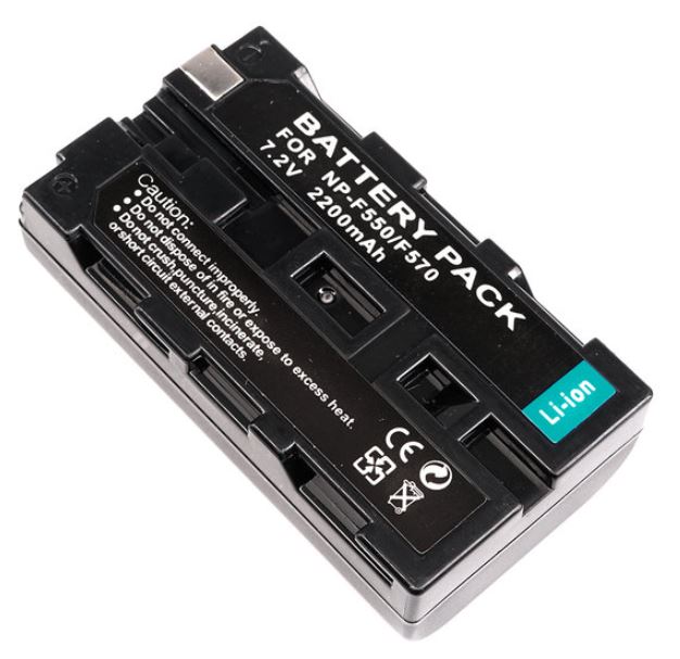 BRESSER Batería recargable NP-F550 2200mAh