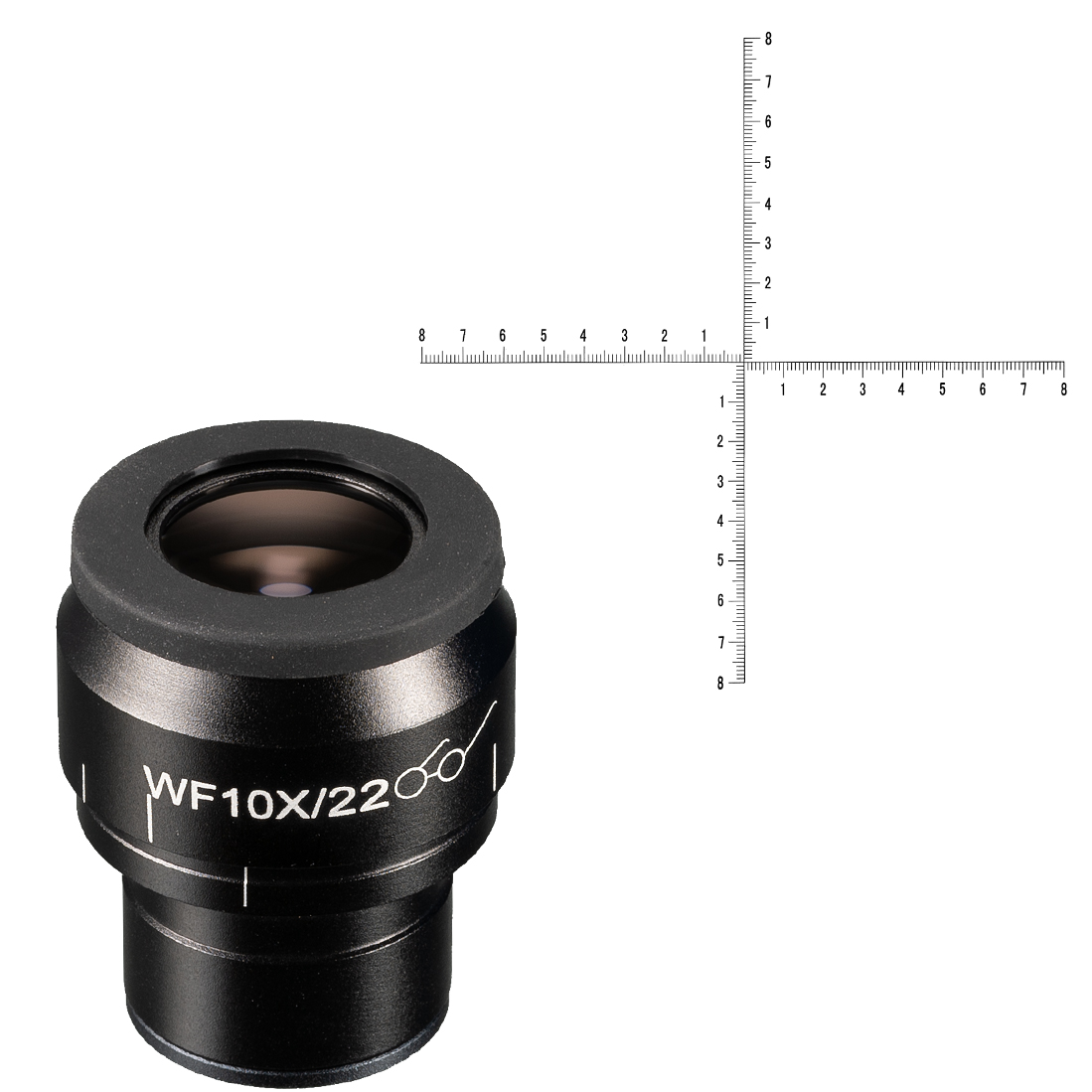 BRESSER WF 10x/22 Ocular micrométrico con retícula para diversos microscopios Bresser Science (30)