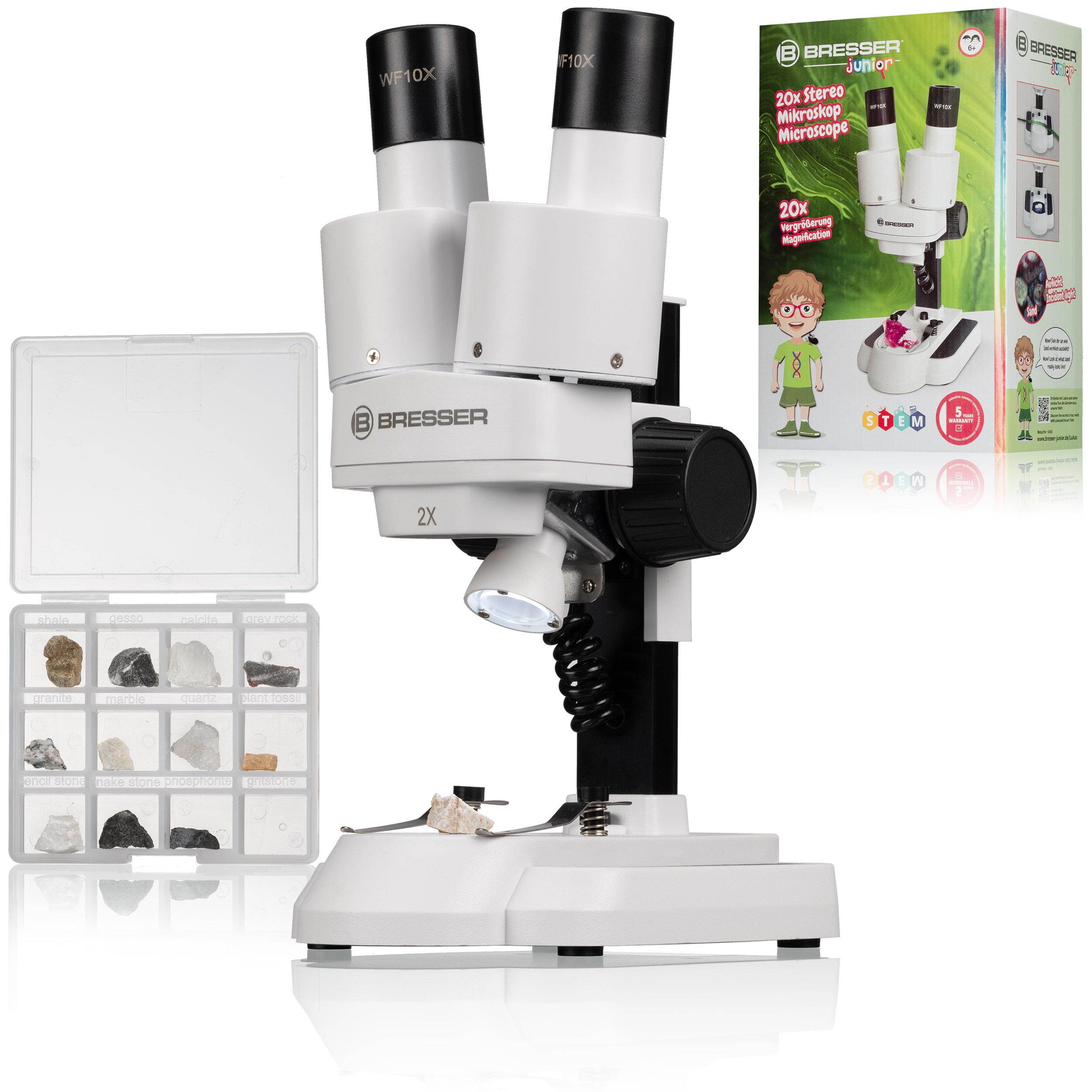 BRESSER JUNIOR 20x Stereo Microscopio