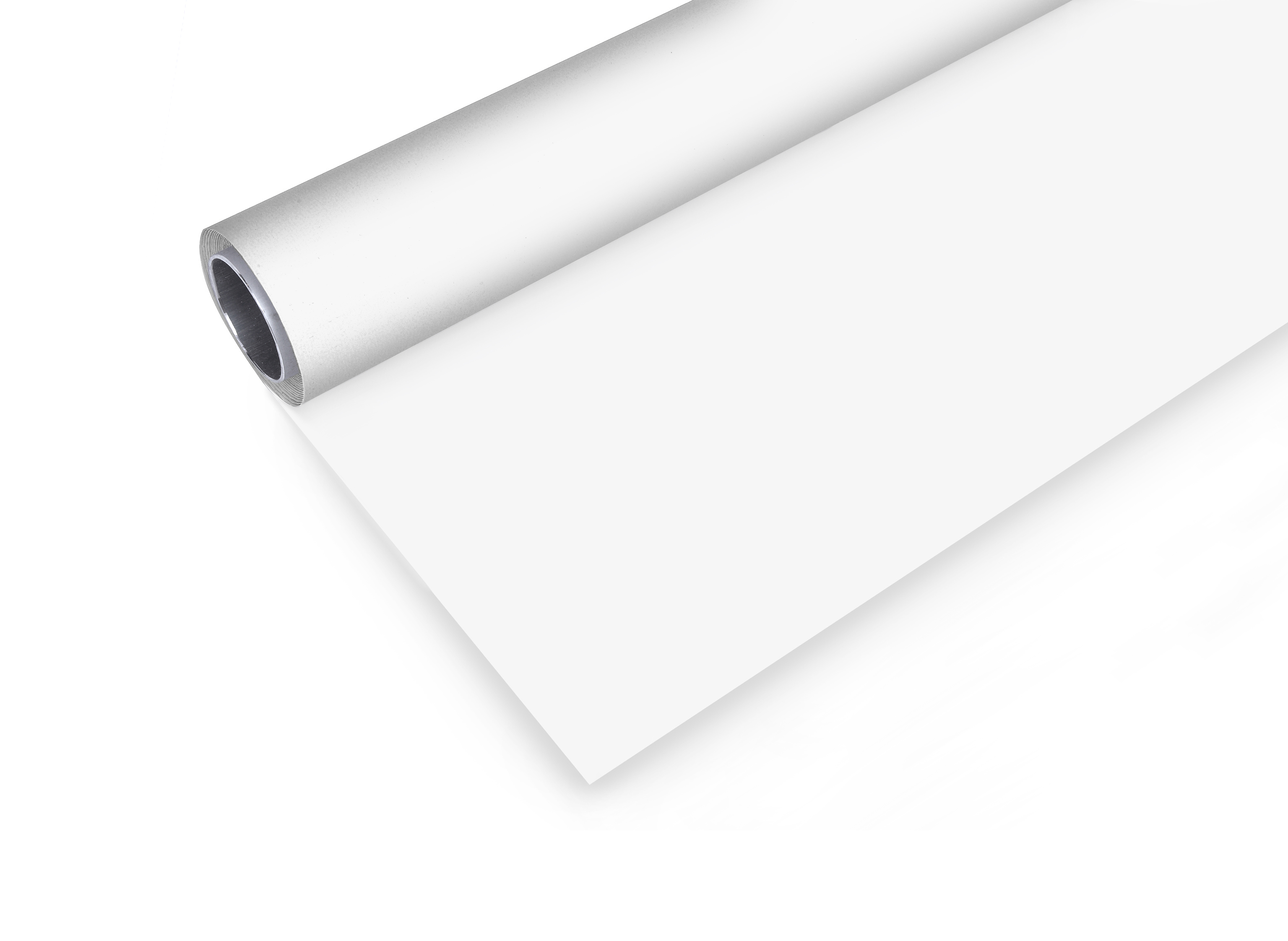 BRESSER Rollo de fondo de vinilo 2,72 x 4m Blanco