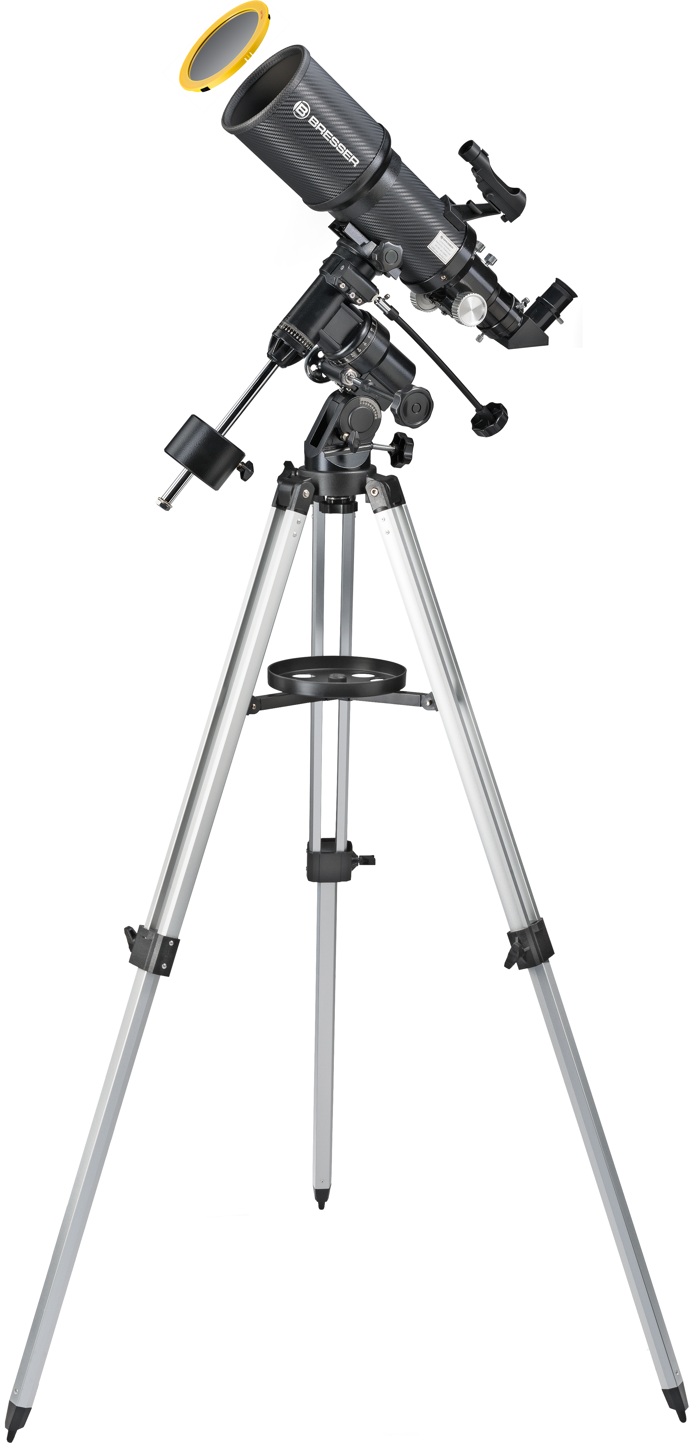 Telescopio BRESSER Polaris 102/460 EQ3 con Filtro solar