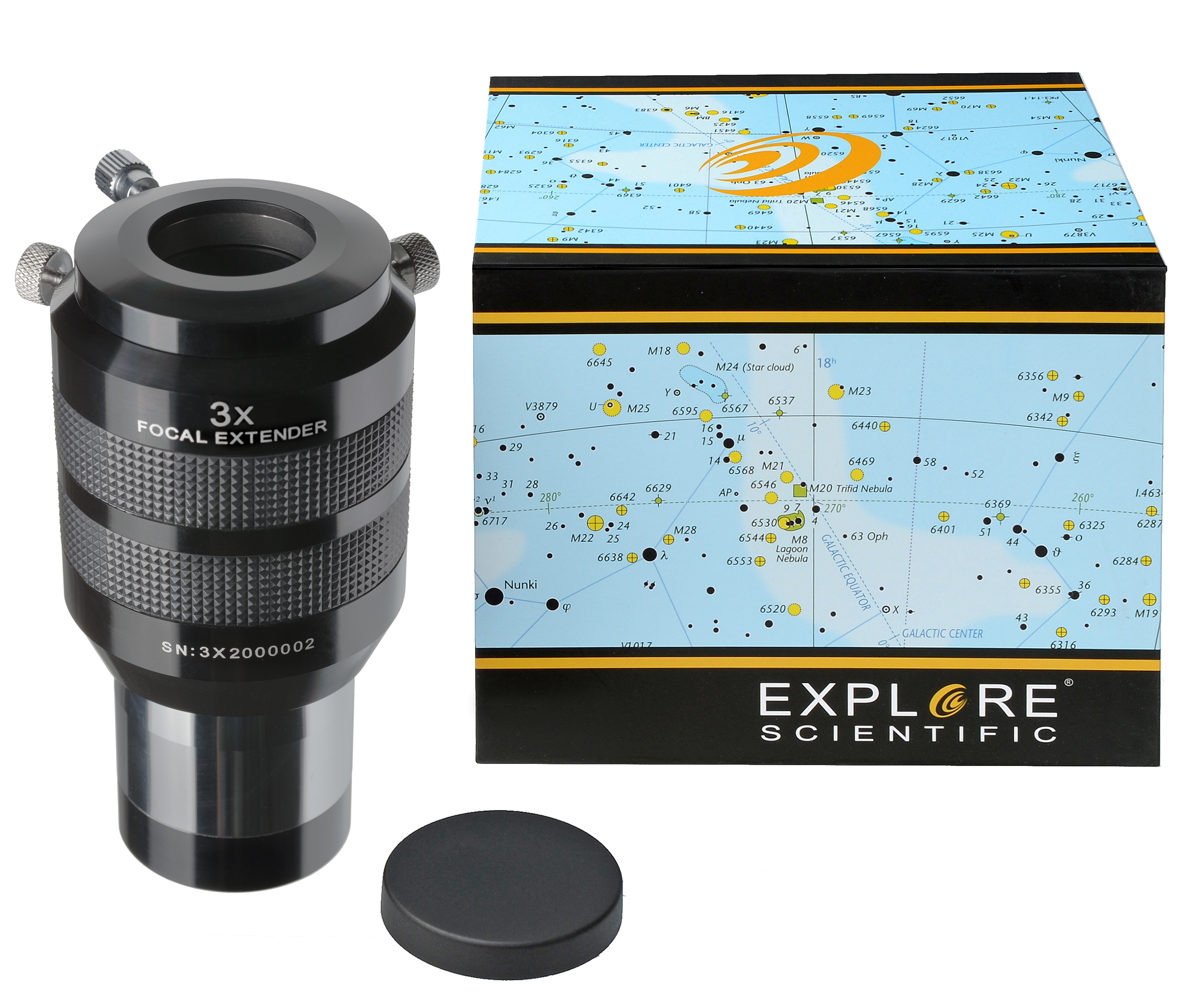 EXPLORE SCIENTIFIC Teleconvertidor 3x 50,8mm/2"