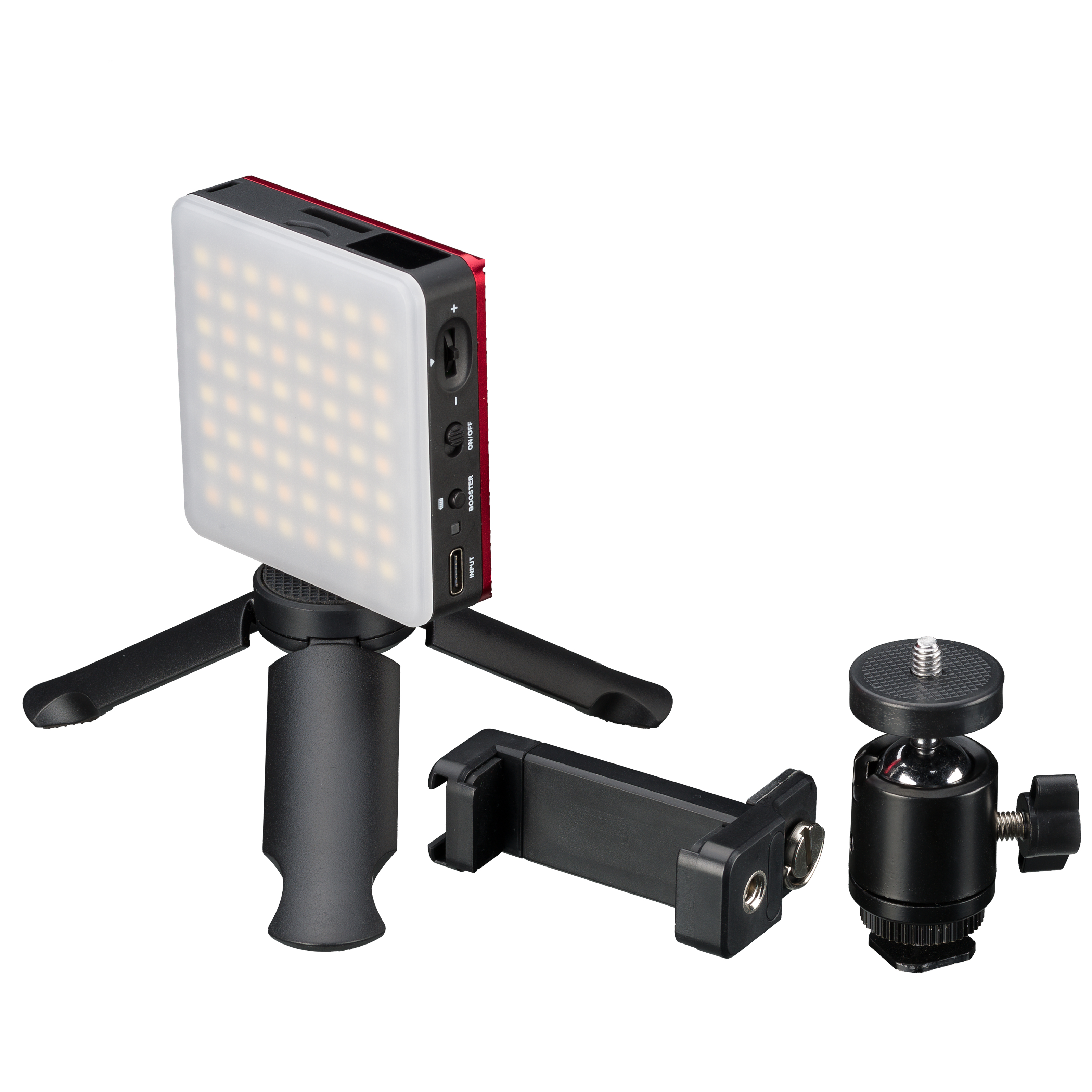 BRESSER Pocket LED 5 W Luz continua bicolor para Uso móvil y Fotografía en Smartphone