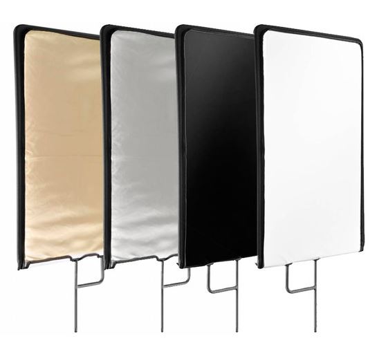 BRESSER Flag Panel 5 en 1 de 45x60 cm con base C