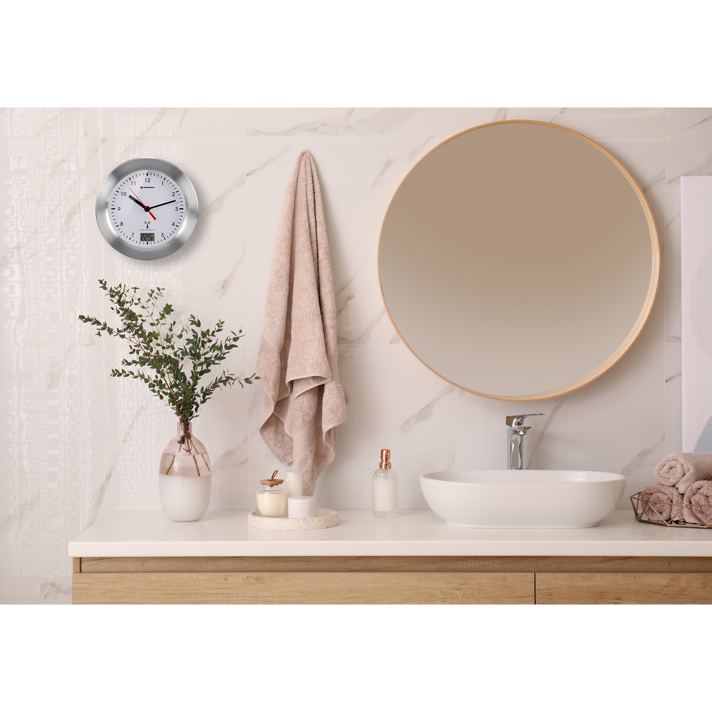 BRESSER MyTime Bath RC Reloj blanco