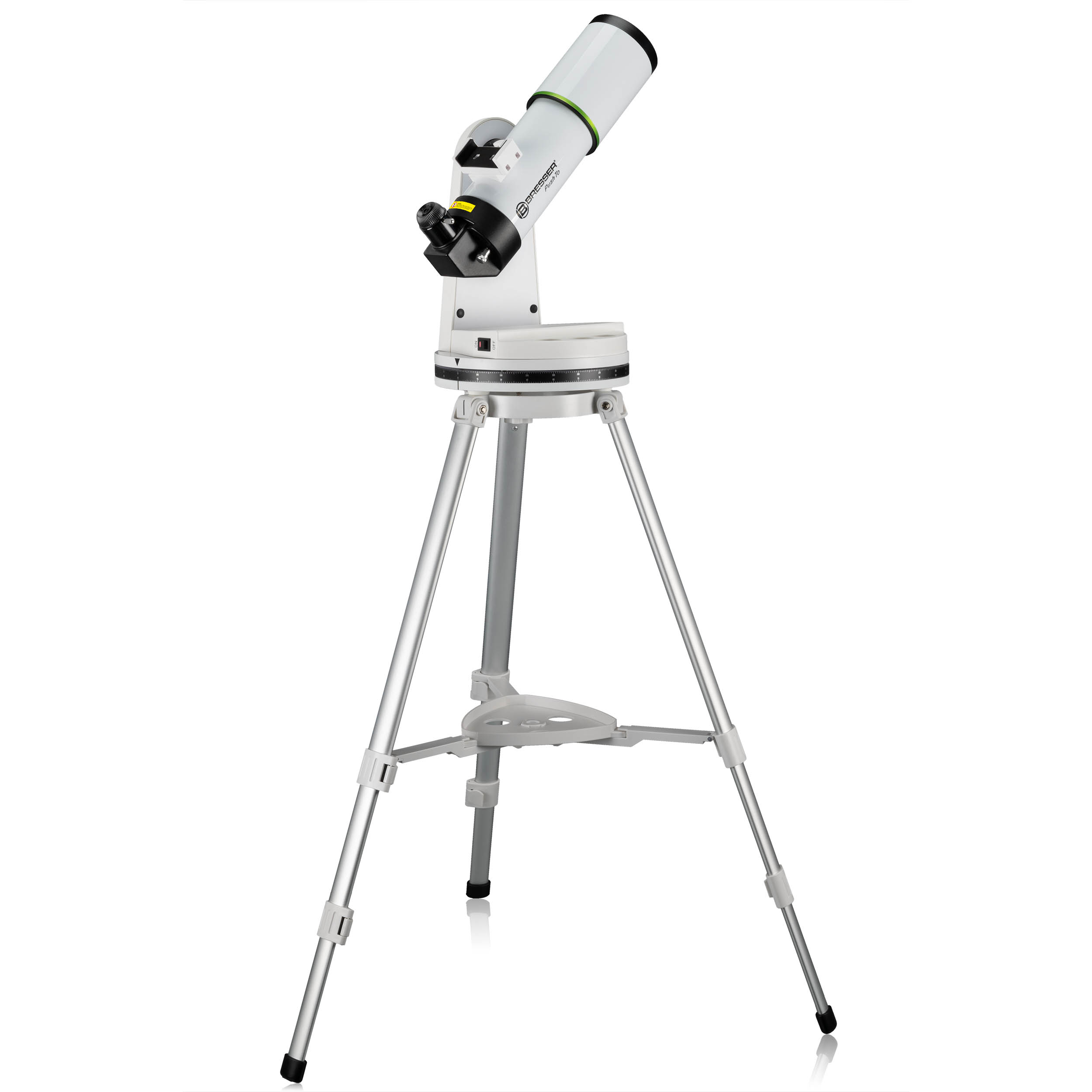 BRESSER PushTo AR-80/400 Smart-Telescopio con trípode