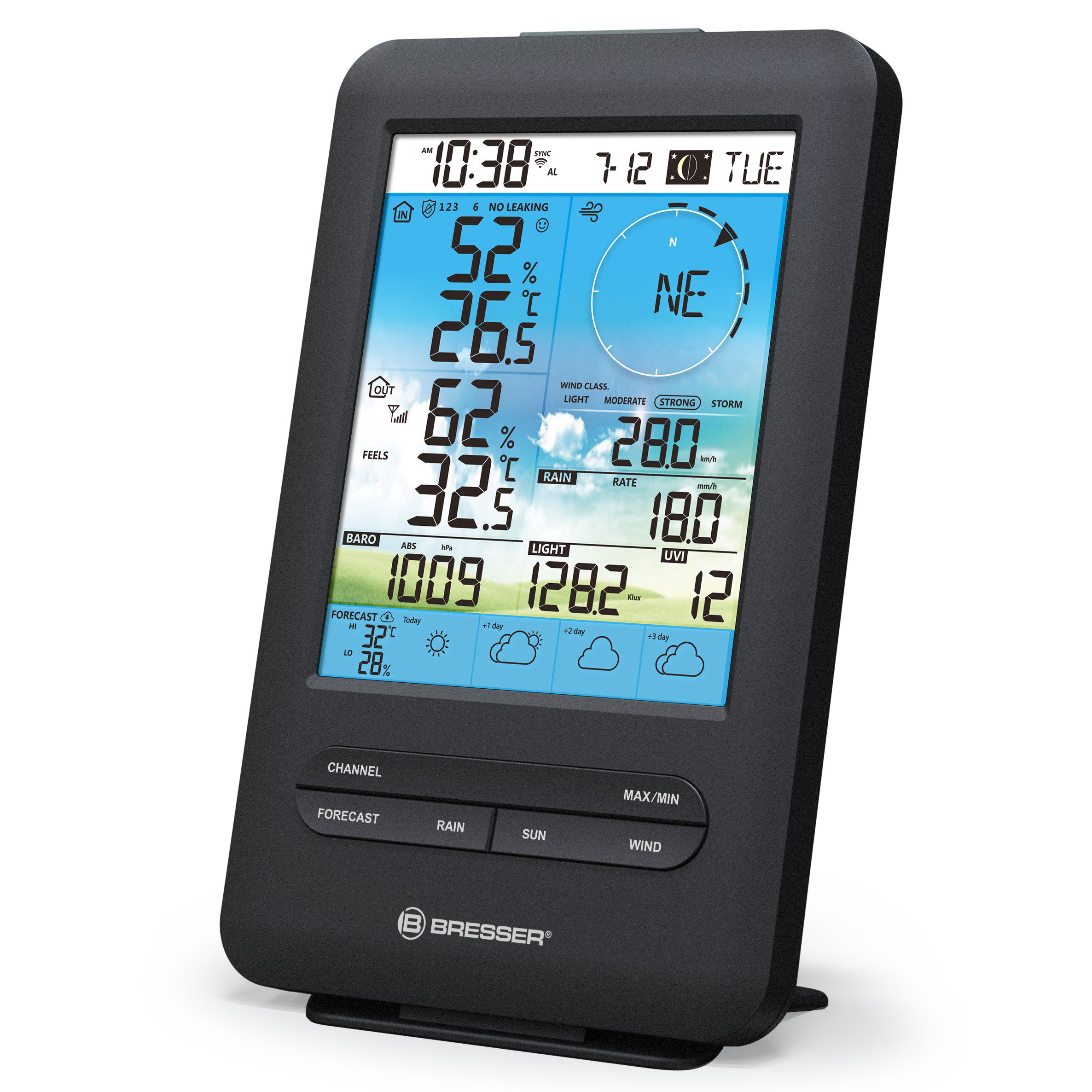 BRESSER estación base adicional para estación meteorológica 4CAST WIFI 7003200