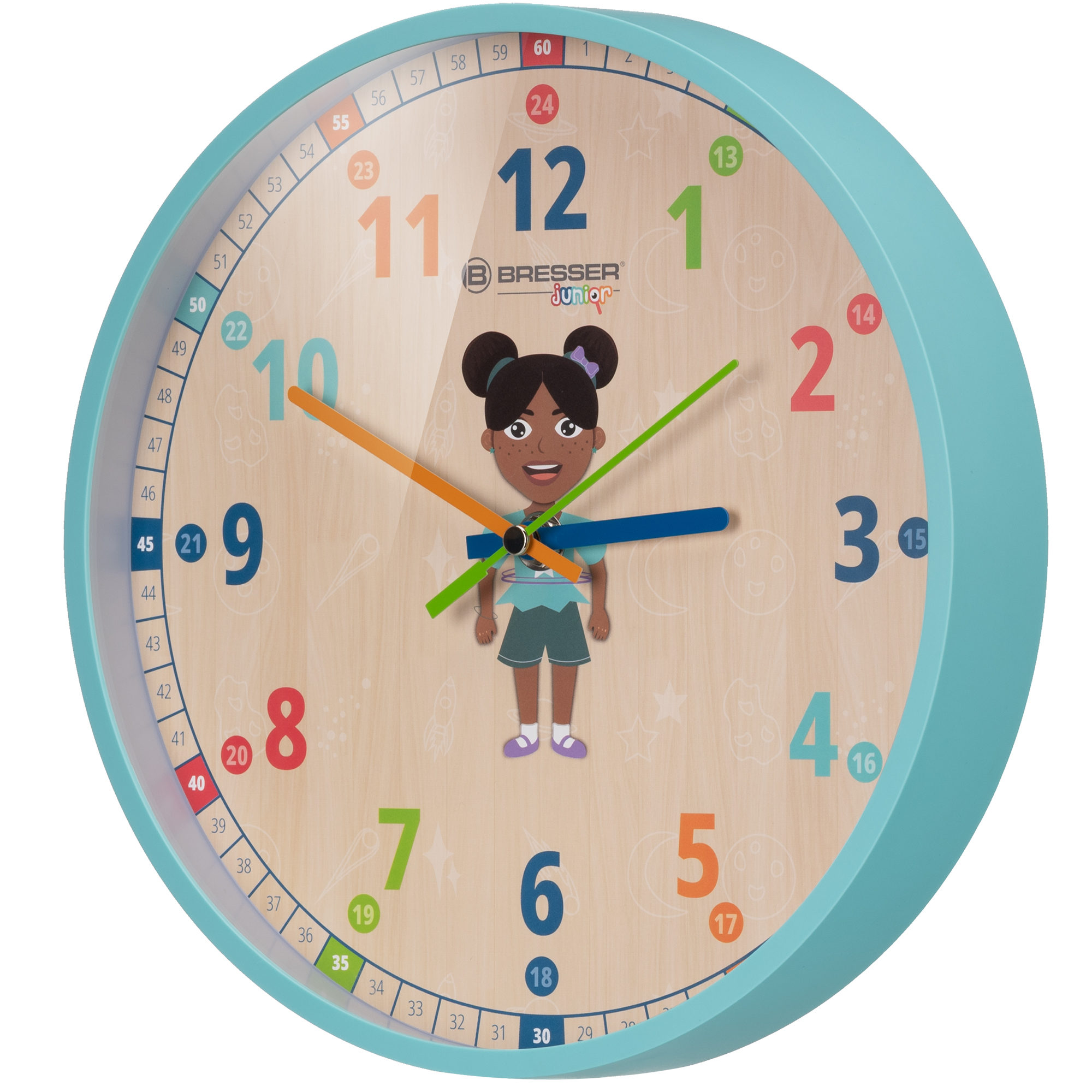 BRESSER JUNIOR Kinder-Wanduhr (Refurbished)