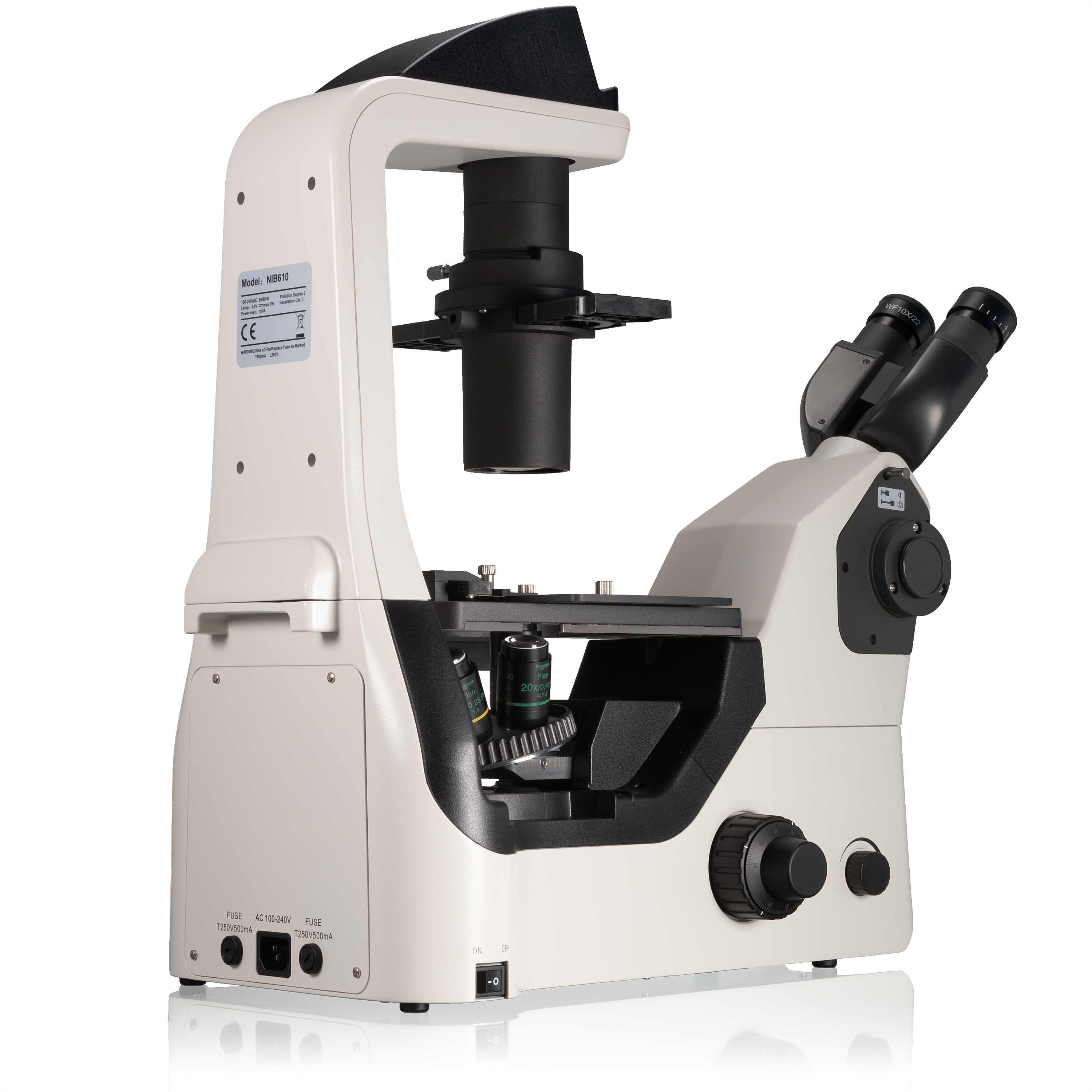 Nexcope NIB610 Microscopio de Laboratorio Invertido Profesional