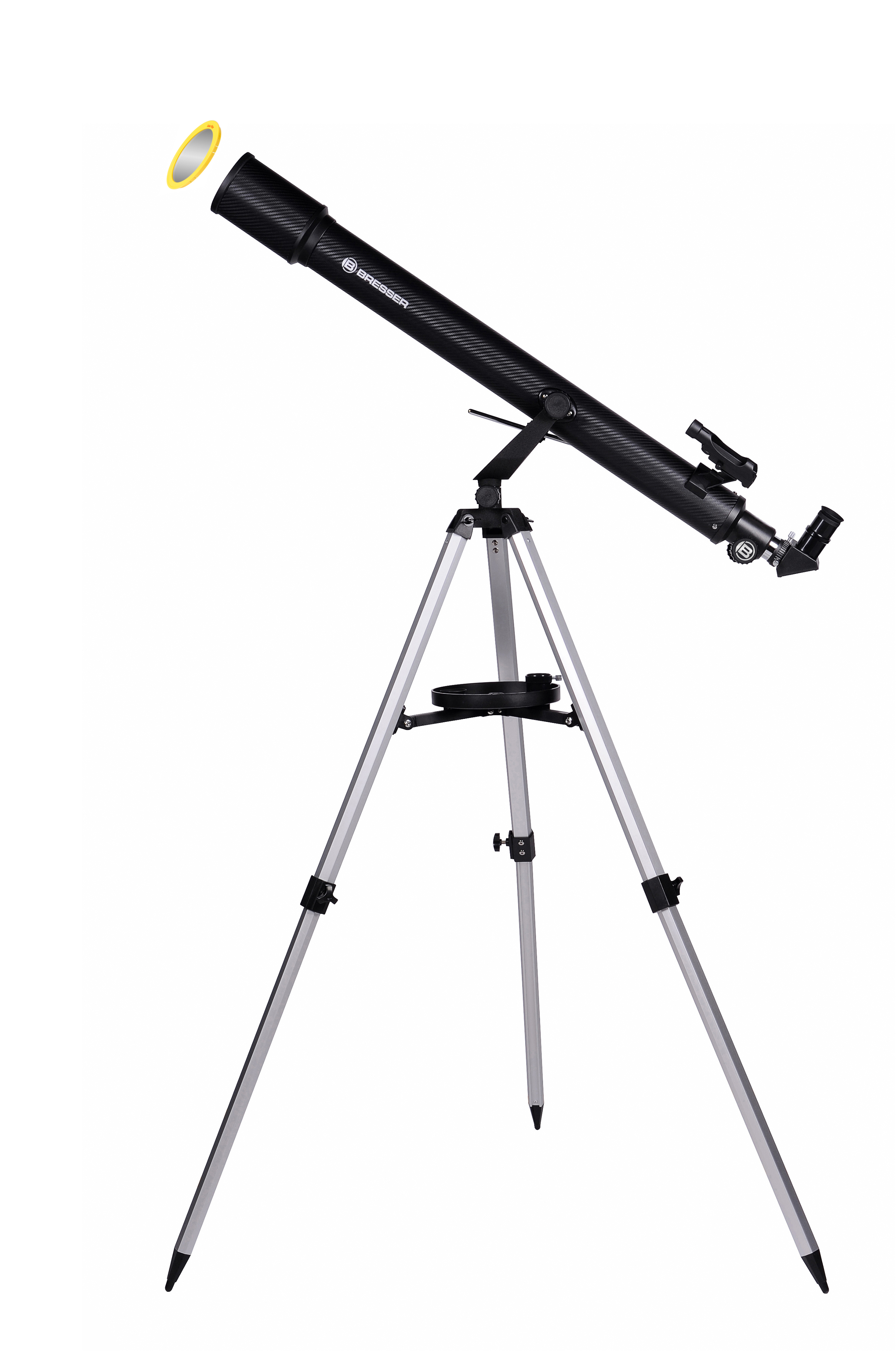 BRESSER Sirius 70/900 AZ Telescopio con Adaptador de Cámara de Smartphone